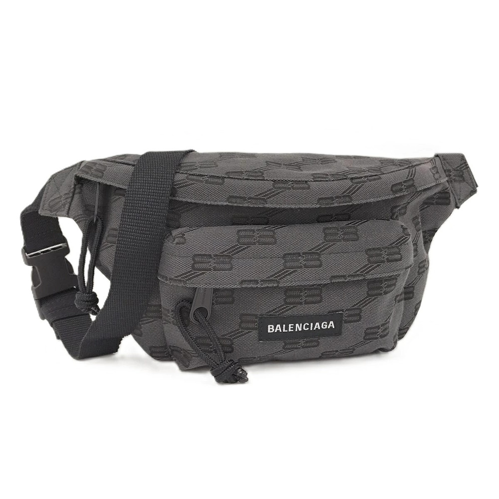 Balenciaga Waist Bag Canvas Gray